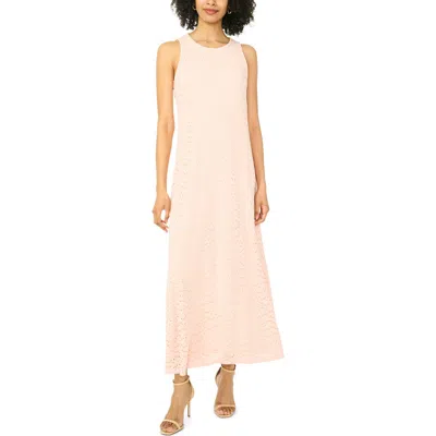 Vince Camuto Eyelet Maxi Dress In Multi