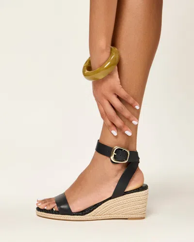 Vince Camuto Fainel Espadrille Wedge Sandal In Black