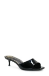 Vince Camuto Faiza Sandal In Black Patent