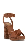 Vince Camuto Women's Fancey Ankle Strap High Heel Sandals In Dark Brown