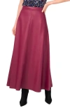 Vince Camuto Faux Leather A-line Skirt In Pink