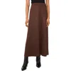 Vince Camuto Faux Suede A-line Maxi Skirt In Brown
