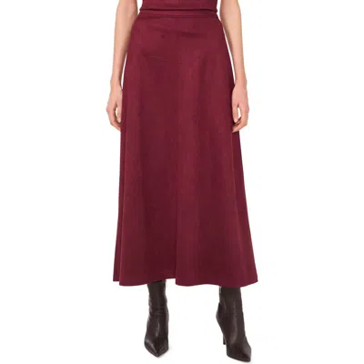 Vince Camuto Faux Suede A-line Maxi Skirt