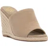 Vince Camuto Fayla Wedge Sandal In Tortilla