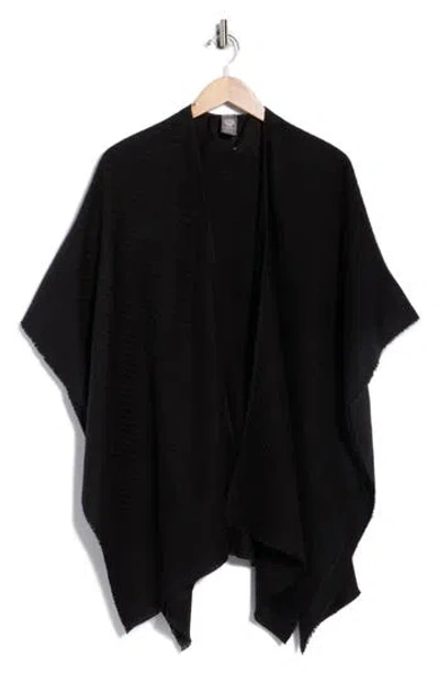 Vince Camuto Feathersoft Basketweave Topper In Black