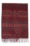Vince Camuto Feathersoft Geometric Jacquard Wrap Scarf In Multi