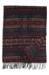 Vince Camuto Feathersoft Geometric Jacquard Wrap Scarf In Multi