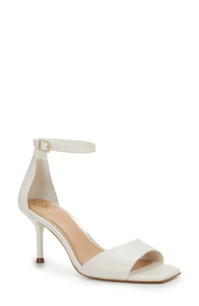 Vince Camuto Febe Ankle Strap Sandal In Creamy White