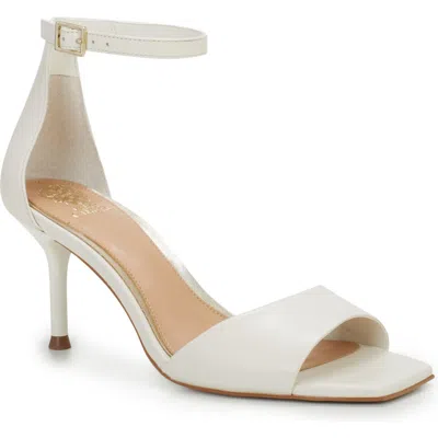 Vince Camuto Febe Ankle Strap Sandal In Creamy White