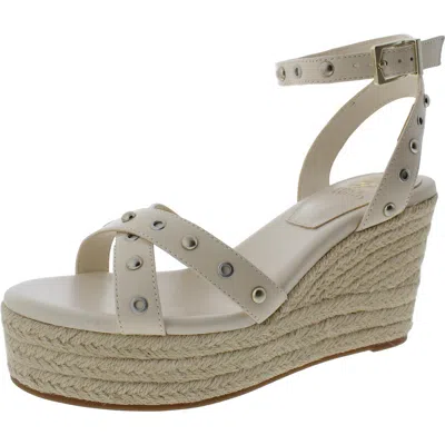 Vince Camuto Feegella Womens Ankle Strap Almond Toe Wedge Sandals