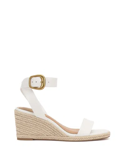 Vince Camuto Felia Espadrille Wedge Sandal In White