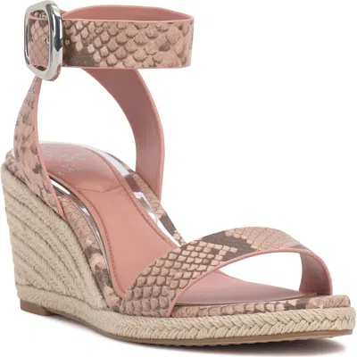 Vince Camuto Felia Wedge Sandal In Pink