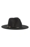 Vince Camuto Felt Panama Hat In Black