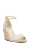 Vince Camuto Felyn Espadrille Wedge Sandal In Creamy White
