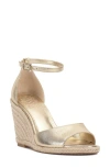 Vince Camuto Felyn Metallic Platform Sandal Women In Egyptian Gold