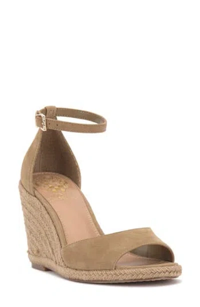 Vince Camuto Felyn Two-piece Espadrille Wedge Sandals In Brown