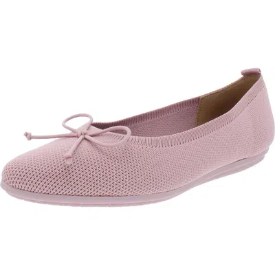 Vince Camuto Flanna Womens Knit Slip On Ballet Flats In Pink