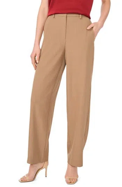 Vince Camuto Flat Front Pants In Neutral