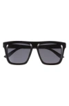 Vince Camuto Flat Top Sunglasses In Black
