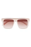 Vince Camuto Flat Top Sunglasses In Rose