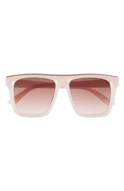 Vince Camuto Flat Top Sunglasses In Rose