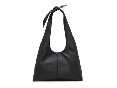Vince Camuto Flinn Leather Hobo Bag In Black