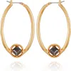 Vince Camuto Floating Square Drop Earrings In Gold Tone