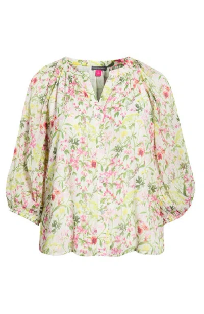 Vince Camuto Floral Button-up Shirt In Multi