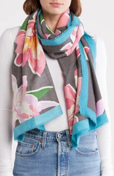 Vince Camuto Floral Graphic Supersoft Wrap Scarf