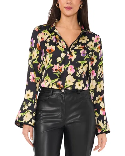 VINCE CAMUTO FLORAL PRINT BLOUSE