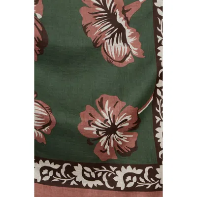 Vince Camuto Floral Print Cotton Pareo In Multi