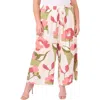 VINCE CAMUTO VINCE CAMUTO FLORAL PRINT DRAWSTRING PANTS