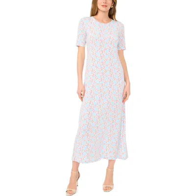 Vince Camuto Floral Print Maxi Dress In Multi