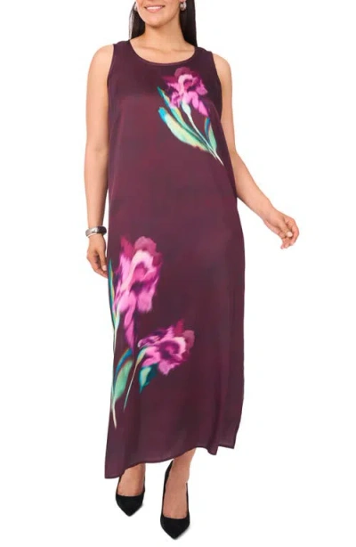 Vince Camuto Floral Print Sleeveless Maxi Dress