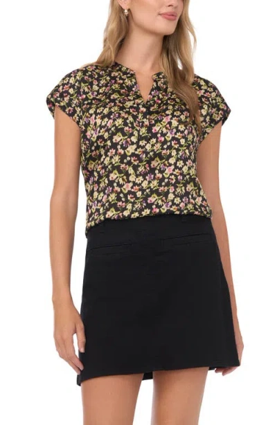 VINCE CAMUTO VINCE CAMUTO FLORAL PRINT TOP