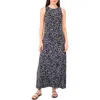 Vince Camuto Floral Sleeveless Jersey Maxi Dress