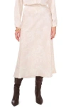 Vince Camuto Women's Printed Midi Slip Skirt In Birch