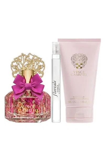 Vince Camuto Floreale Eau De Parfum 3-piece Set In Transparent