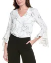 VINCE CAMUTO VINCE CAMUTO FLUTTER BLOUSE