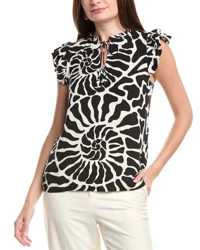 Vince Camuto Flutter Sleeve Blouse