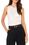 VINCE CAMUTO VINCE CAMUTO FOIL FINISH SLEEVELESS TOP