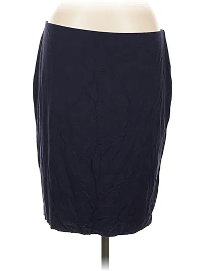 Pre-owned Vince Camuto Formal Skirt In Blue