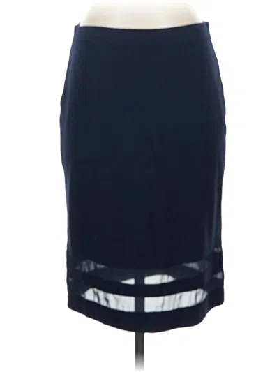 Pre-owned Vince Camuto Formal Skirt In Blue