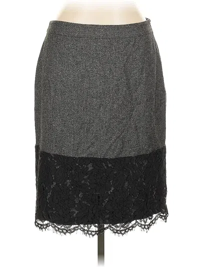 Pre-owned Vince Camuto Formal Skirt In Gray