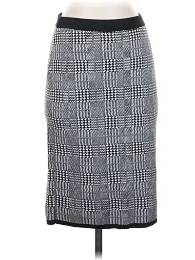 Pre-owned Vince Camuto Formal Skirt In Gray