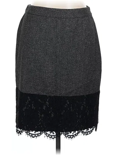 Pre-owned Vince Camuto Formal Skirt In Gray