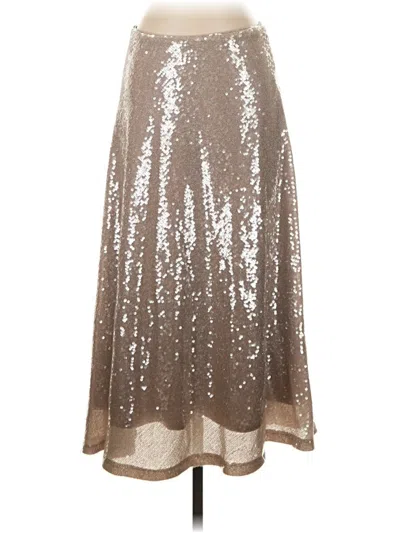 Pre-owned Vince Camuto Formal Skirt In Silver