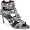 Vince Camuto Frenton Buckle Sandal In Animal Print
