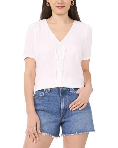 Vince Camuto Tie Blouse In White