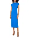 Vince Camuto Funnel Neck Dress In Royal Azure
